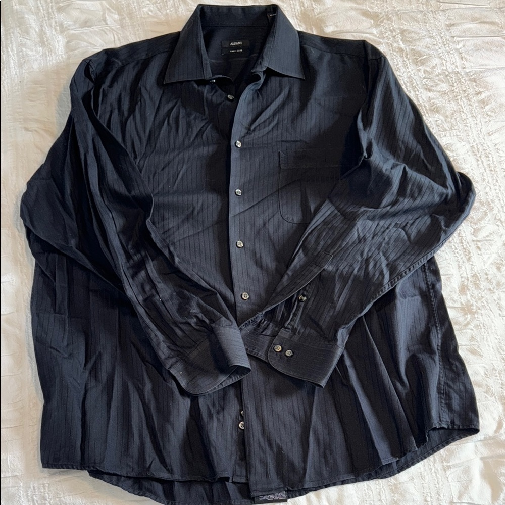 Alfani Men's Black Dress Shirt